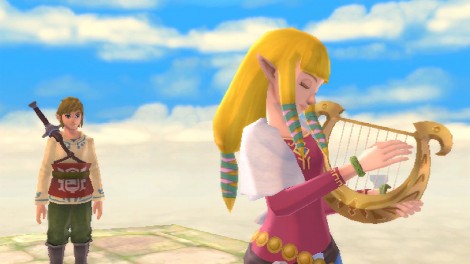 zeldass_1 Zelda playing harp