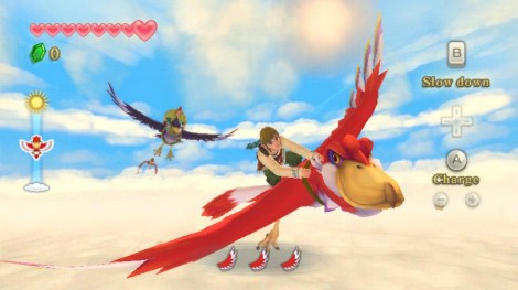 zeldass_2 Link racing on loftwing
