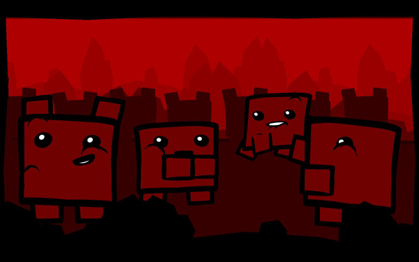 ilstSmb1 Super Meat Boy Vicotry