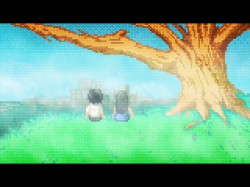 lone_4 Survivor and girl under a tree in Lone Survivor
