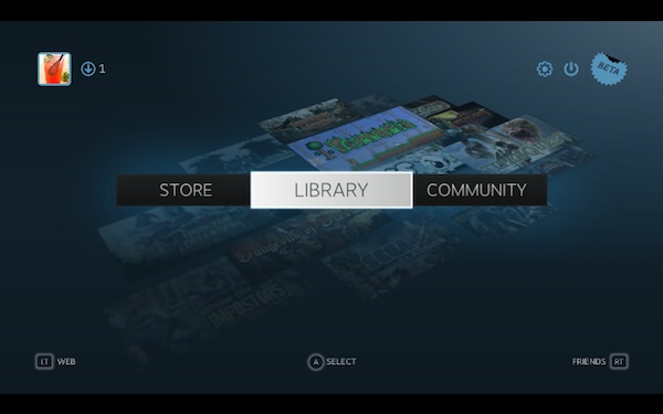 r2aBPM4 Big Picture Mode Home