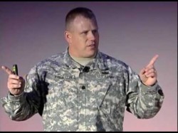 taking offense LTC David Preston This is actually a real logistics officer, but the image was too good not to use.