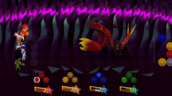 The lobster is about to get a face full of colorful shapes! That may sound fun, but it definitely is not!