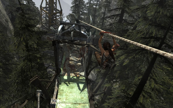 Tomb Raider Zip Line