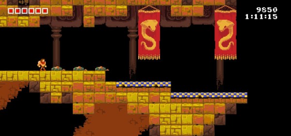 Those snake banners make me uncomfortable. Tiny Barbarian DX snake banners